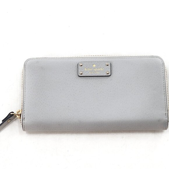 KATE SPADE Neda Grove Street Knowledge Full Zip Long Continental Wallet - Picture 1 of 7